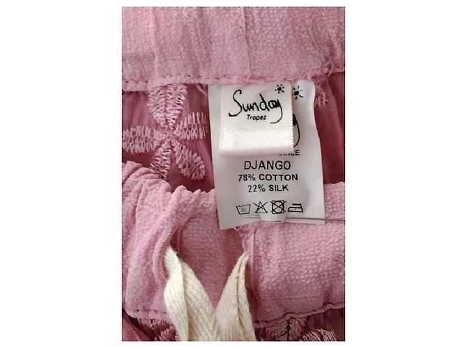 Autre Marque Sunday Baumwollhose Rosa Pink - Ansicht 6