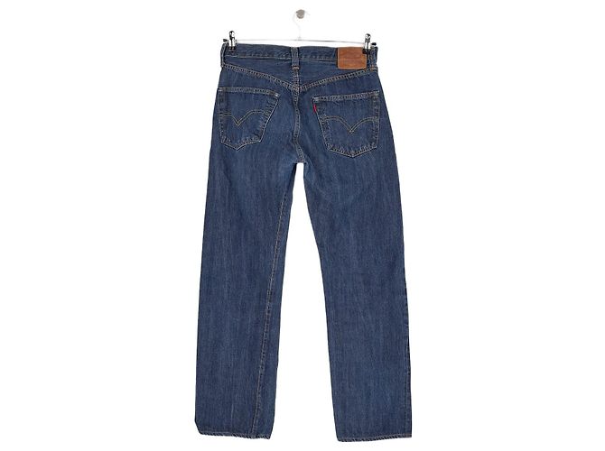 Levi's Blue Cotton Jeans Size 32 - view 4