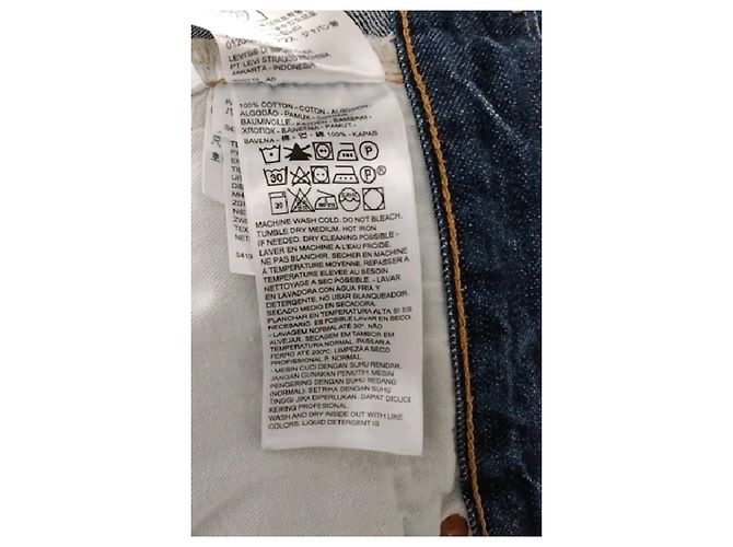 Levi's Blue Cotton Jeans Size 32 - view 6