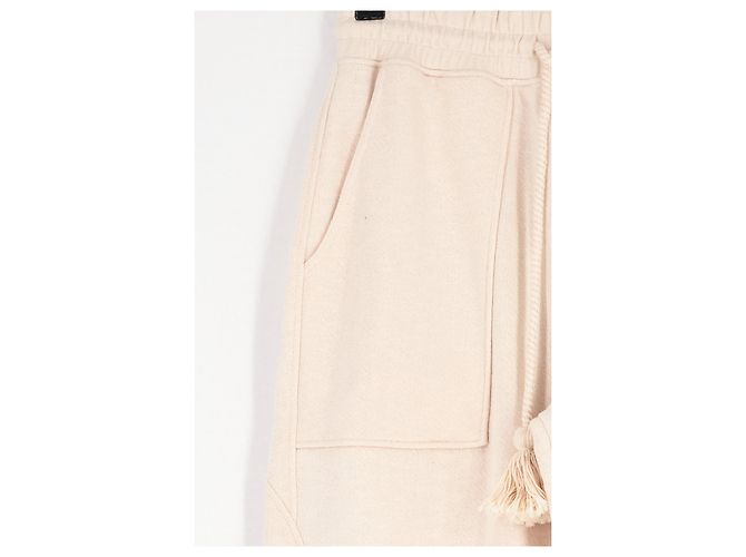 Pantalones de algodón beige Ulla Johnson - vista 3