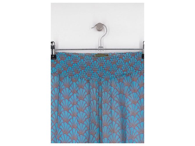Autre Marque Pantalones de seda azules POUPETTE ST BARTH - vista 2