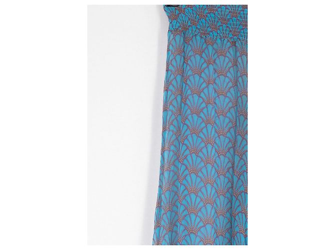 Autre Marque Pantalones de seda azules POUPETTE ST BARTH - vista 3