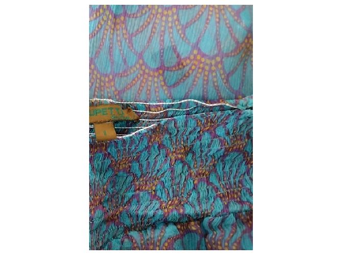 Autre Marque Pantalones de seda azules POUPETTE ST BARTH - vista 5