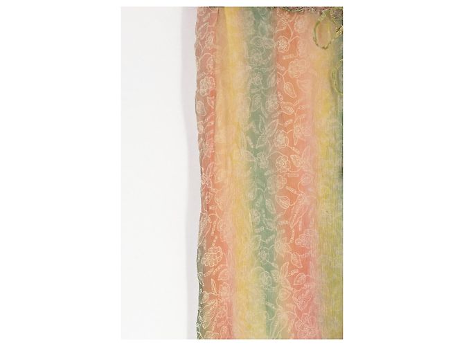 Autre Marque Mehrfarbige Seidenhose Mehrfarben - Ansicht 3