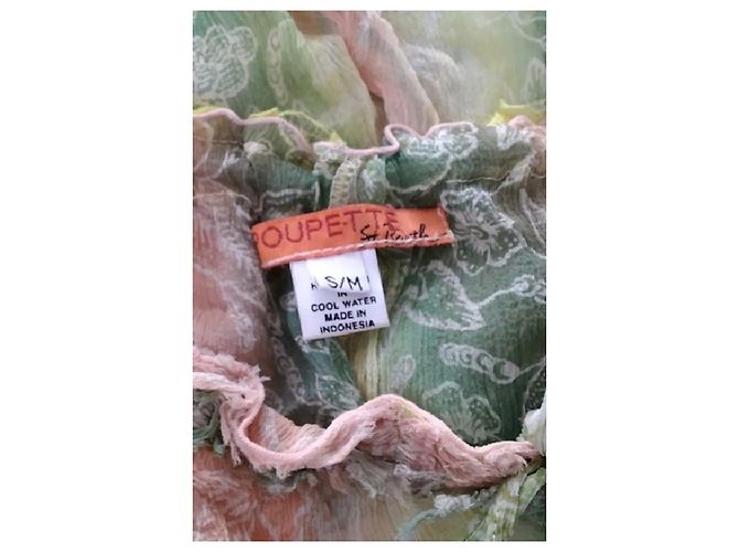 Autre Marque Mehrfarbige Seidenhose Mehrfarben - Ansicht 5