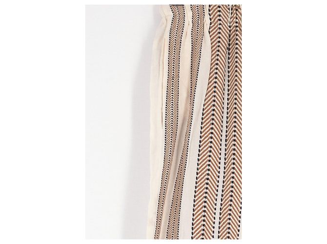 Autre Marque Pantaloni in cotone bianco - vista 3
