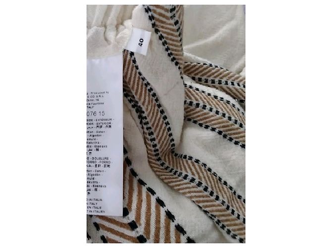 Autre Marque Pantaloni in cotone bianco - vista 6