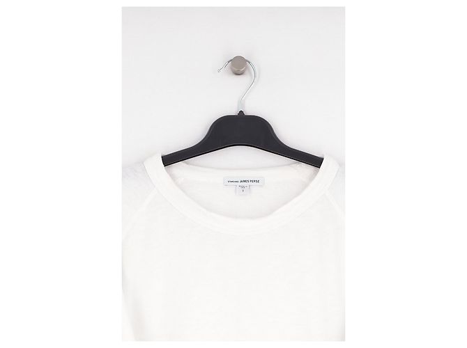 Autre Marque Top de algodão branco James Perse - vista 2