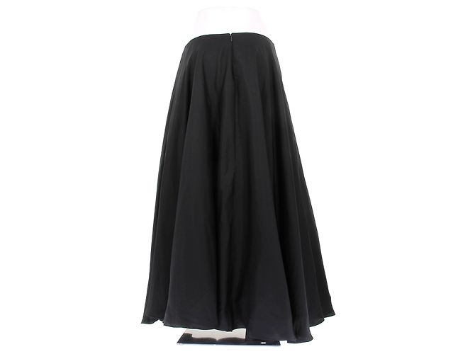 Cult Gaia Gonna maxi nera Cyrene Nero - vista 2