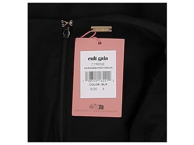 Cult Gaia Gonna maxi nera Cyrene Nero - vista 5