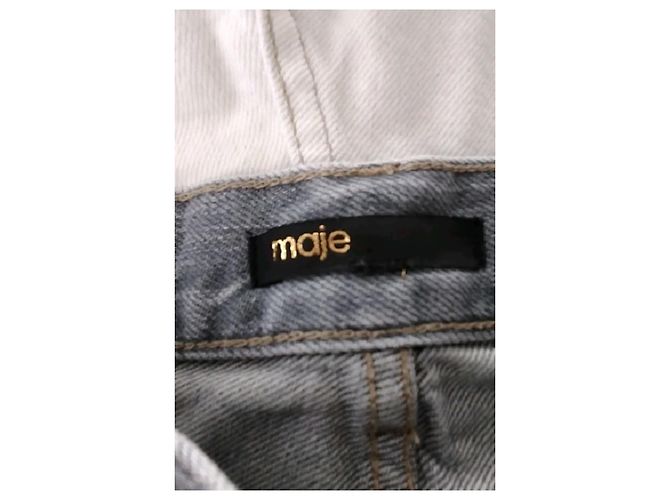 Pantaloncini Maje in cotone blu - vista 5