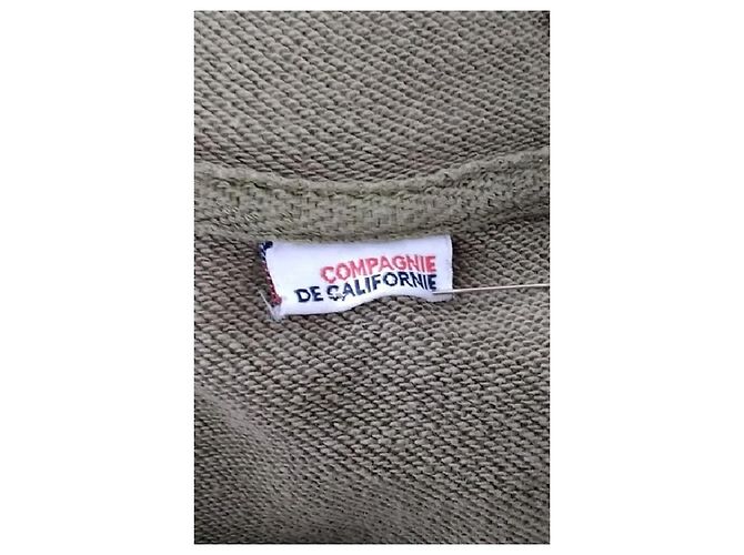 Autre Marque COMPAGNIE DE CALIFORNIE Baumwollweste Khaki - Ansicht 7
