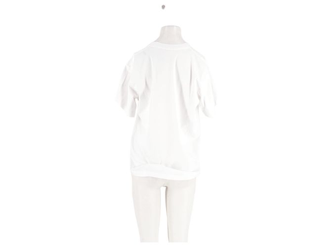 Autre Marque Top recto blanco de algodón MARDI MERCREDI - vista 6