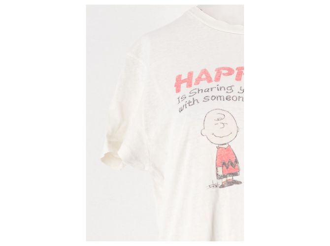 Top in cotone bianco Re/Done - vista 3