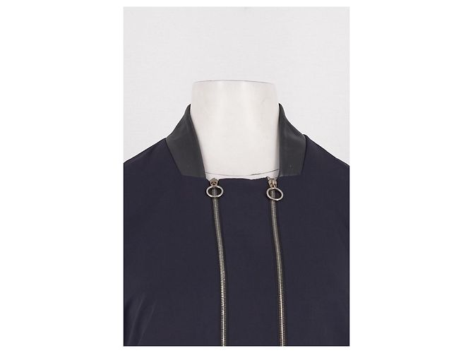 Giacca bomber Paul Smith in lana blu navy - vista 2