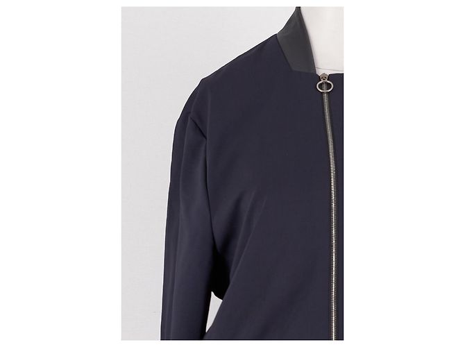 Giacca bomber Paul Smith in lana blu navy - vista 3