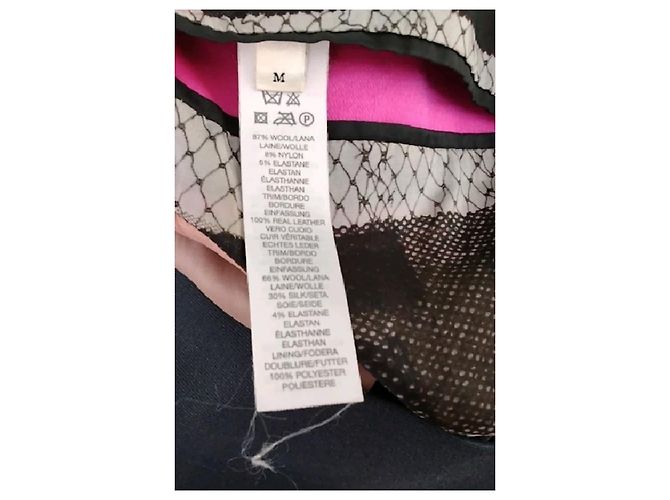 Giacca bomber Paul Smith in lana blu navy - vista 8