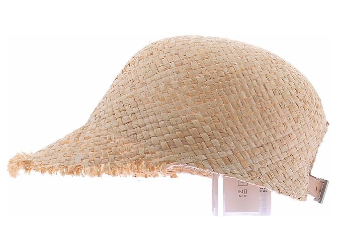 Prada Gorra de béisbol de rafia Beige - vista 5