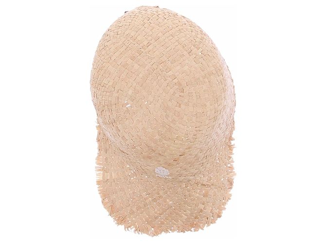 Prada Gorra de béisbol de rafia Beige - vista 7