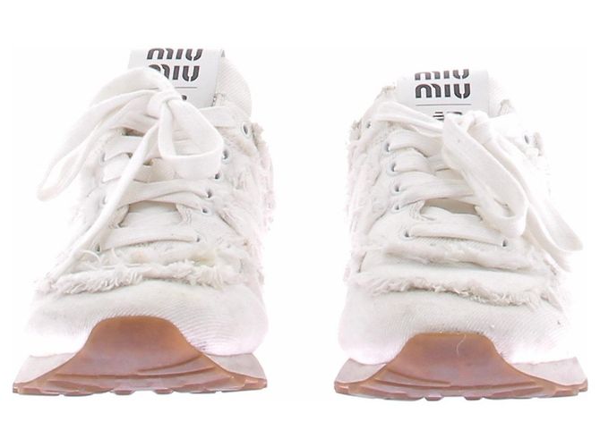 New Balance x Miu Miu Sneaker weiß Leder 38 - Ansicht 3