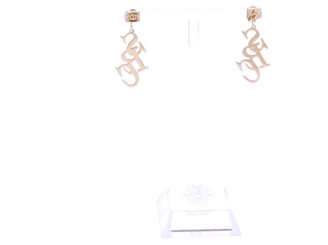 Autre Marque "SRC" Ohrringe Golden - Ansicht 2