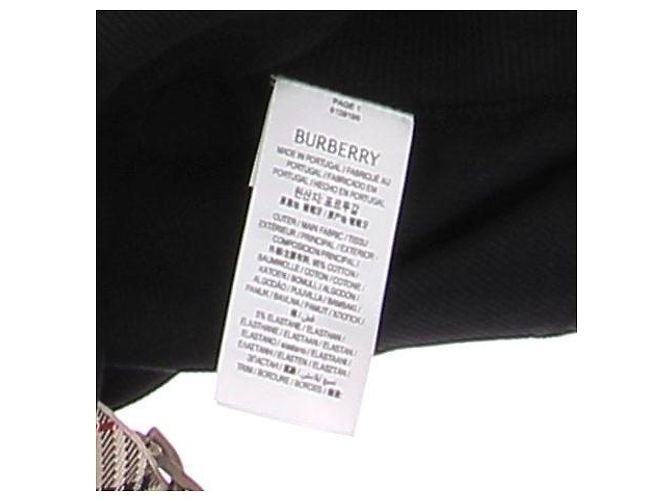 Top in cotone nero Burberry XS - vista 6