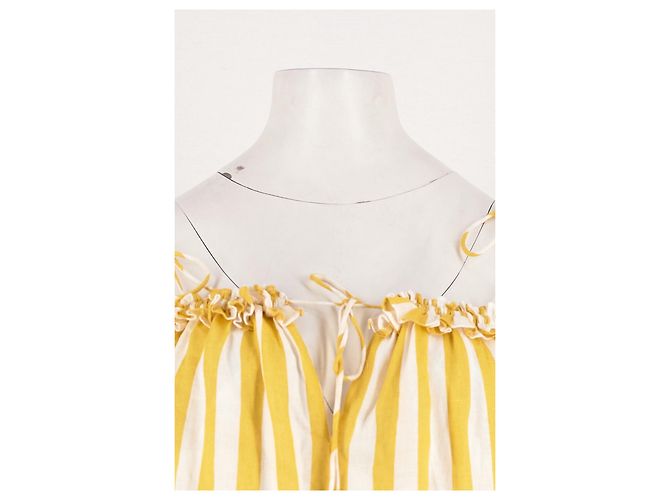 Vestido de lino amarillo Zimmermann - vista 2