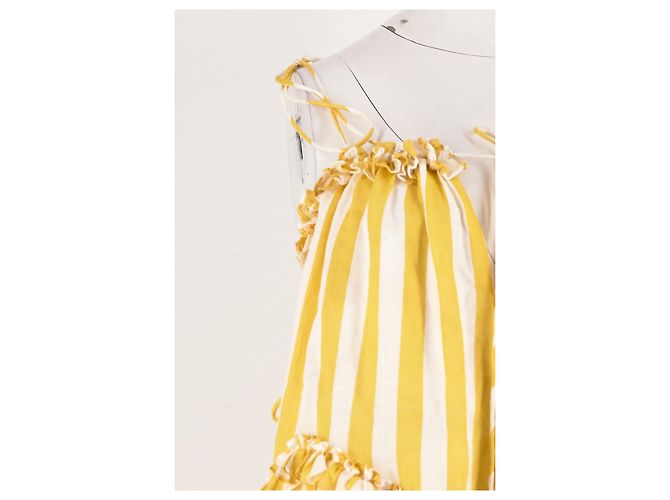 Vestido de lino amarillo Zimmermann - vista 3