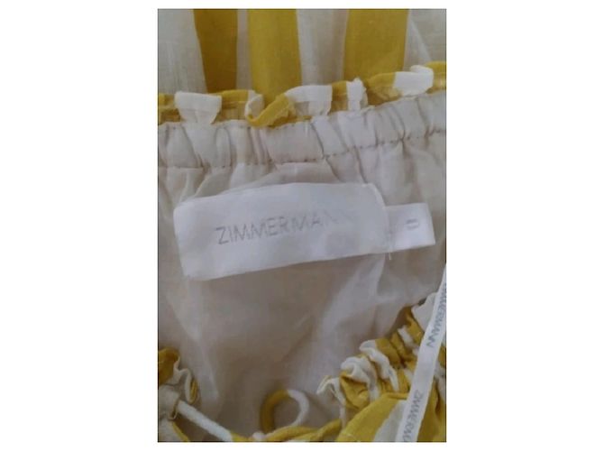 Vestido de lino amarillo Zimmermann - vista 7