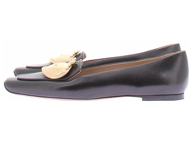 Christian Dior Mocassino Dior Médaillon Buckle Nero - vista 2