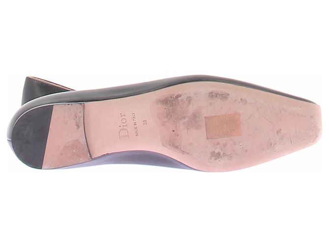 Christian Dior Mocassino Dior Médaillon Buckle Nero - vista 5