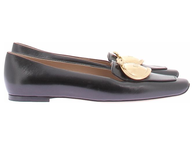Christian Dior Mocassino Dior Médaillon Buckle Nero - vista 6