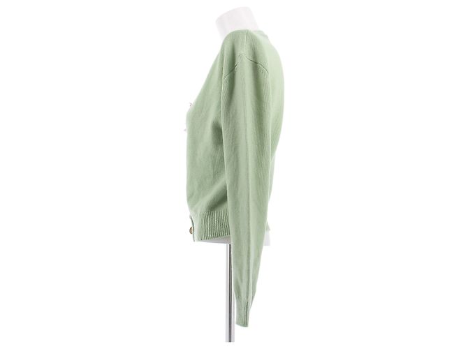 Autre Marque FANCI CLUB Cardigan aus Wolle grün - Ansicht 4