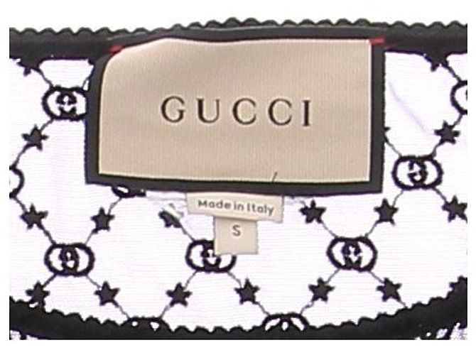 Top de encaje negro Gucci - vista 5
