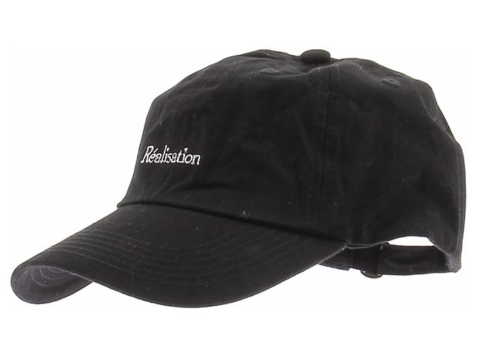 Autre Marque REALISATION Black Cotton Cap - view 2