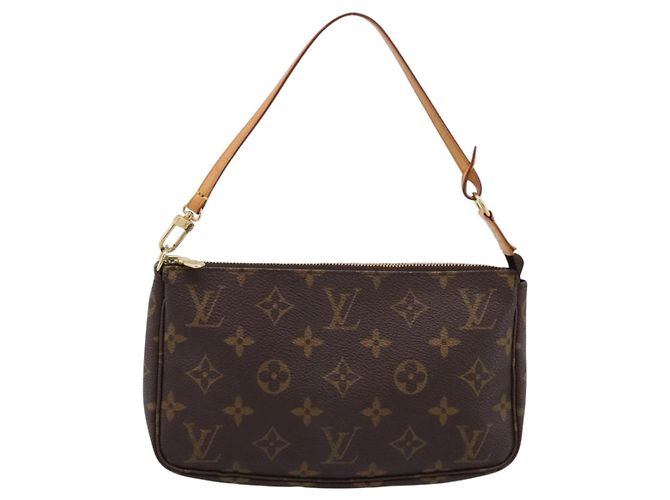 LOUIS VUITTON Monogram Pochette Accessoires Pouch M51980 LV - vista 13