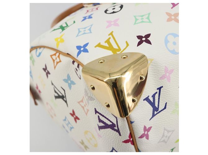 LOUIS VUITTON Monogram Multicolor Speedy 30 Hand Bag White M92643 LV - vista 15