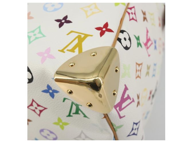 LOUIS VUITTON Monogram Multicolor Speedy 30 Hand Bag White M92643 LV - vista 16