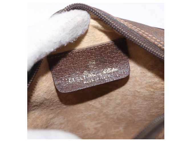 GUCCI GG Supreme Web Sherry Line Bag PVC Beige Gold 156 02 066 - vista 18