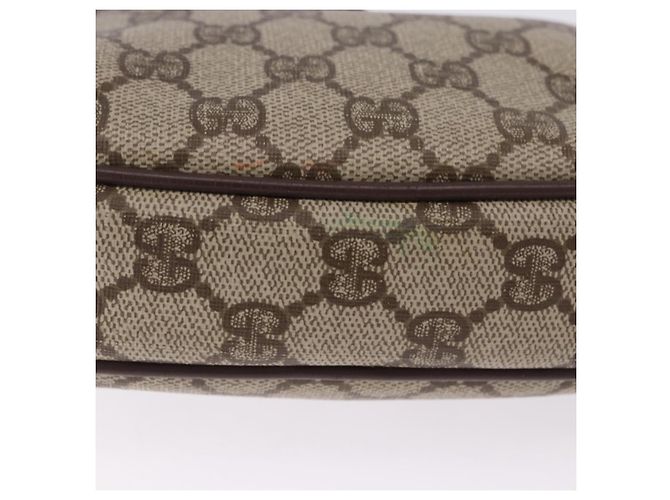 GUCCI GG Supreme Web Sherry Line Bag PVC Beige Gold 156 02 066 - vista 6