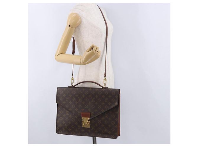 LOUIS VUITTON Monogram Porte Documents Bandouliere Bag M53338 LV - vista 27
