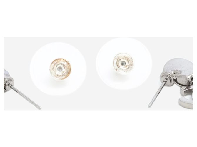 Chanel Pendientes colgantes Silver Coco Mark C25B Plata - vista 4