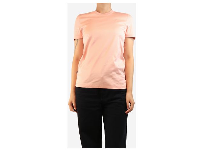 Loro Piana Camiseta de algodón rosa - size UK 12 - vista 3