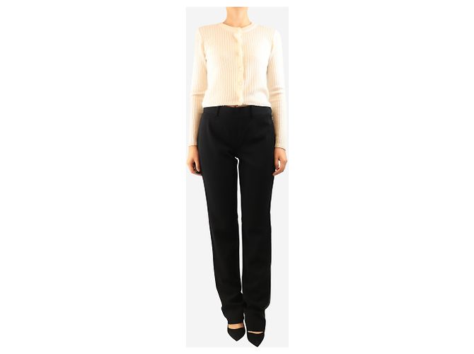 Ralph Lauren Satin-Panelhose in Schwarz - size UK 12 - Ansicht 2