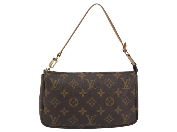 LOUIS VUITTON Monogram Pochette Accessoires Pouch M51980 LV - vista 13