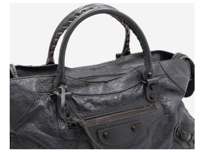 Balenciaga Borsa City Grigia Grigio - vista 8
