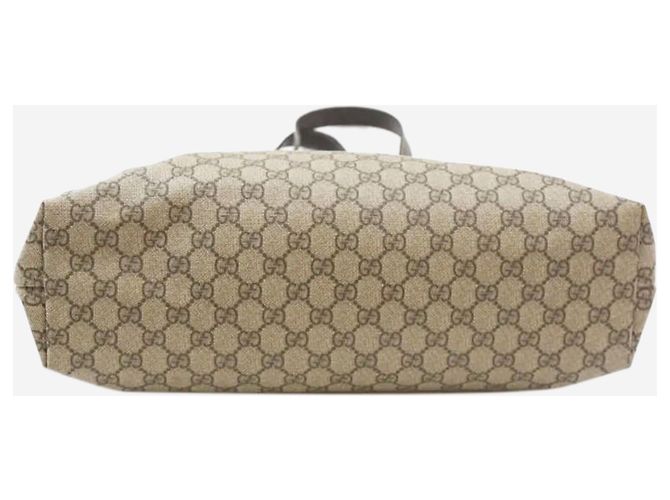 Gucci Shopper Tote-Bag aus braunem Canvas - Ansicht 4