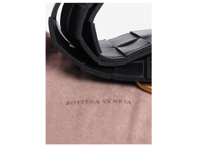 Bottega Veneta Gürtel aus Intrecciato-Leder in Schwarz - Ansicht 8