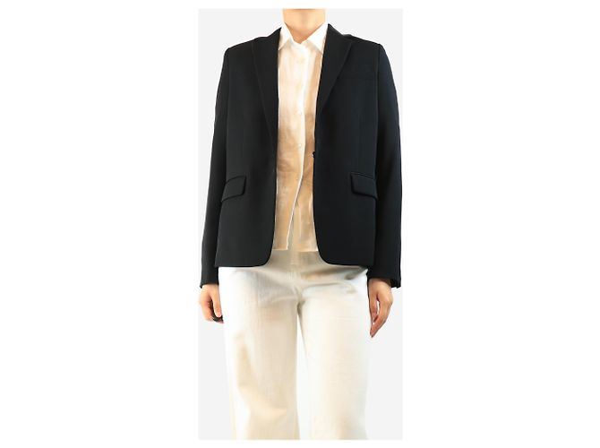 Vince Einreihiger schwarzer Blazer - size UK 10 - Ansicht 4