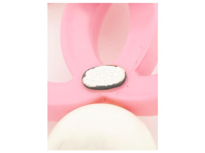 Chanel Broche de solapa Pink Coco Mark 04C Rosa - vista 4